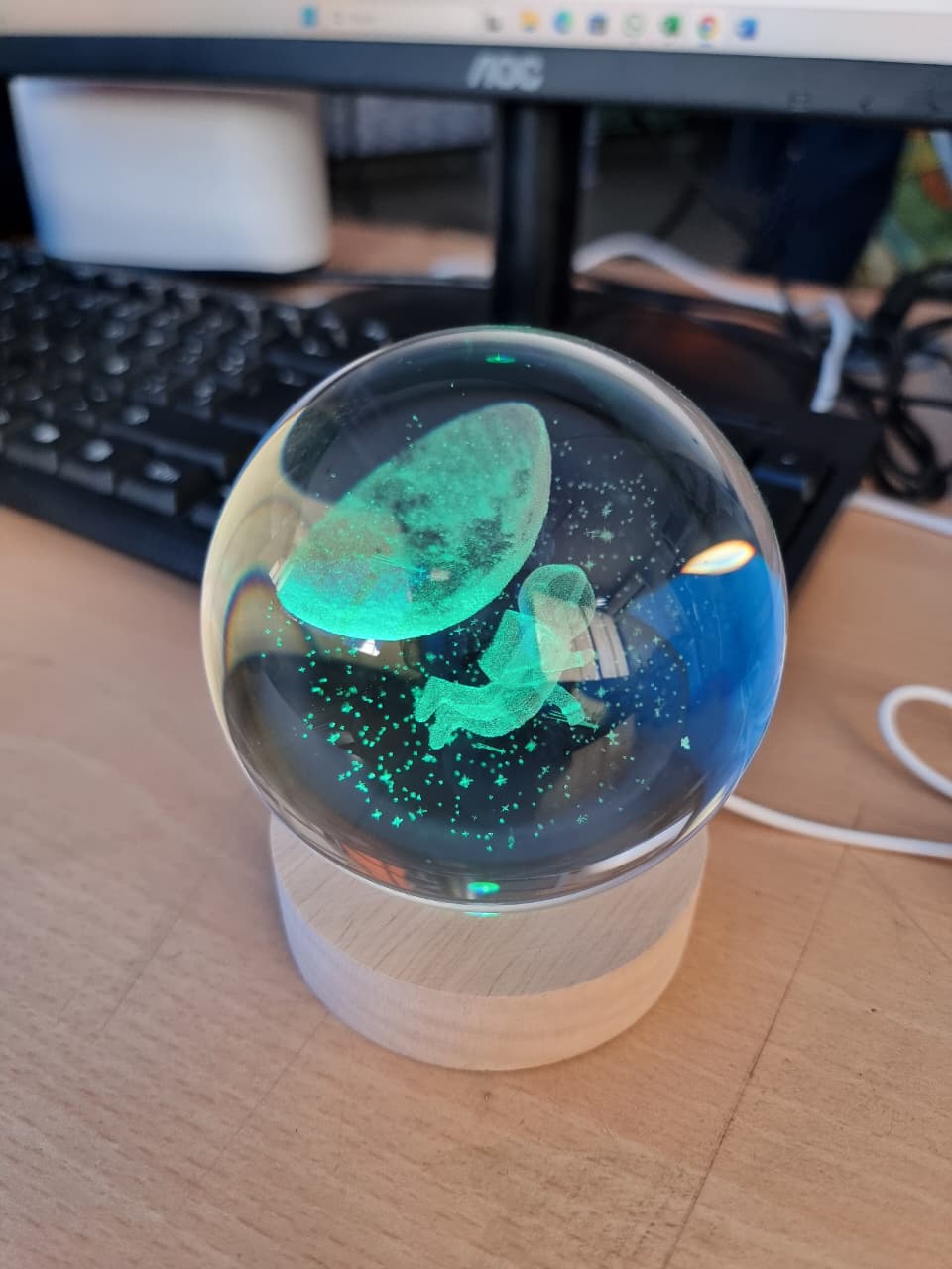 Miniatura 5 de LAMPARA ESFERA 3D LED- 8CM DIAMETRO